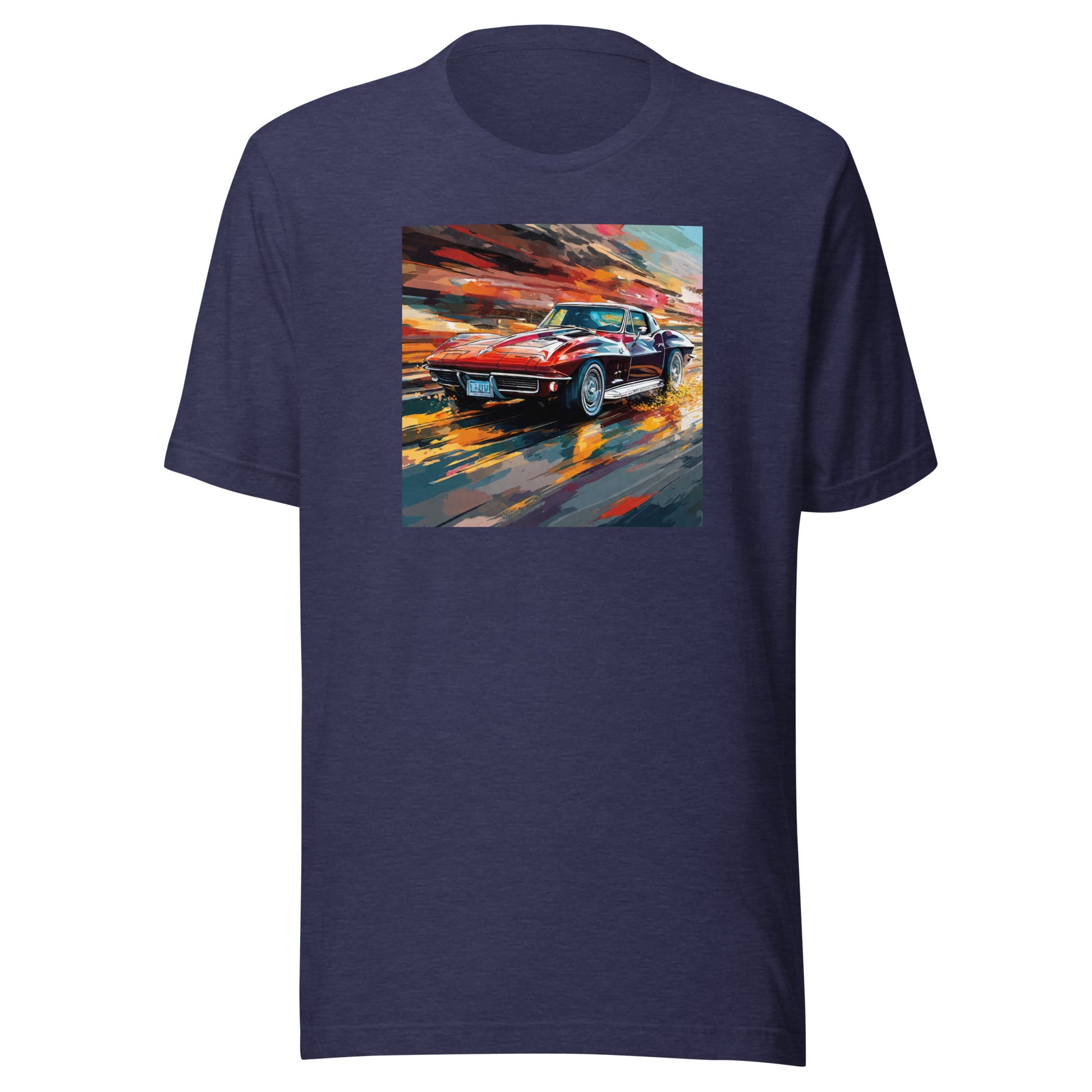 70s Mustang Men's T-Shirt Heather Midnight Navy