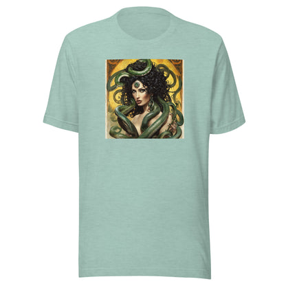 Enchanting Medusa Men's Mythology T-Shirt Heather Prism Dusty Blue