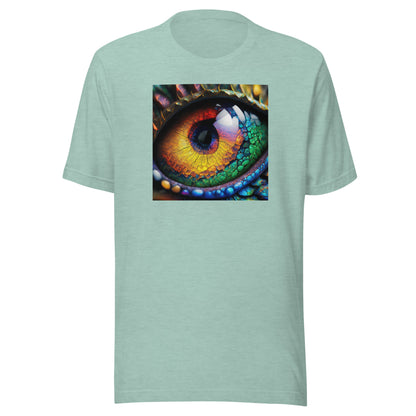 Dragon's Eye Men's Fantasy T-Shirt Heather Prism Dusty Blue