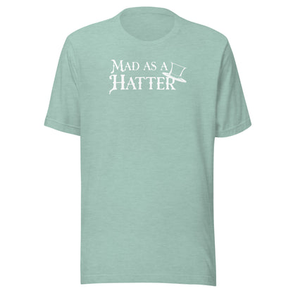 Mad as a Hatter Men's T-Shirt Heather Prism Dusty Blue