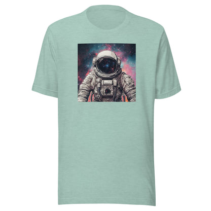 Galactic Astronaut Men's Graphic Tee Heather Prism Dusty Blue