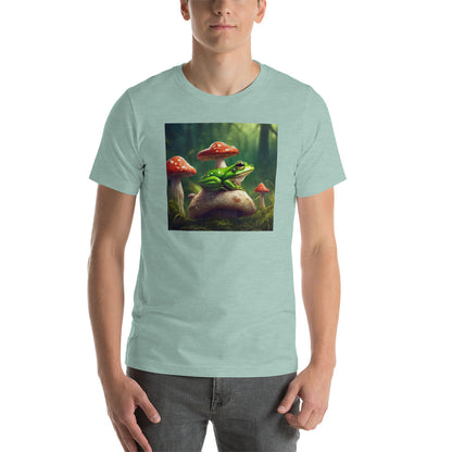 Frog & Shrooms Men's Animal T-Shirt