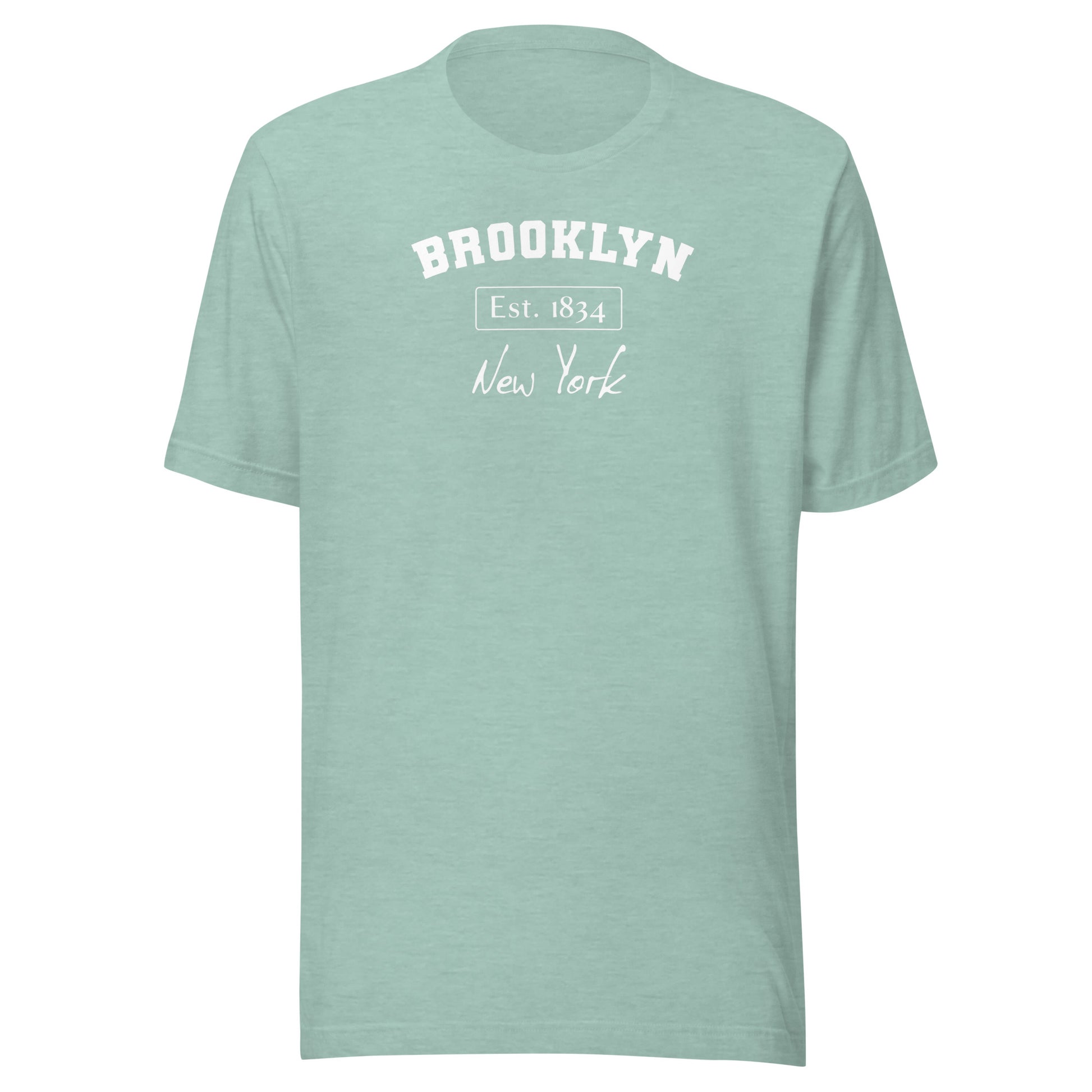 Brooklyn, New York Men's T-Shirt Heather Prism Dusty Blue