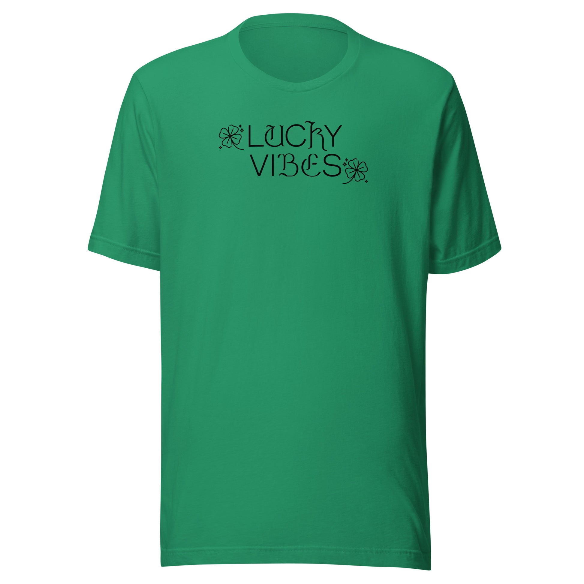 Lucky Vibes St Patrick's Day Men's T-Shirt Kelly