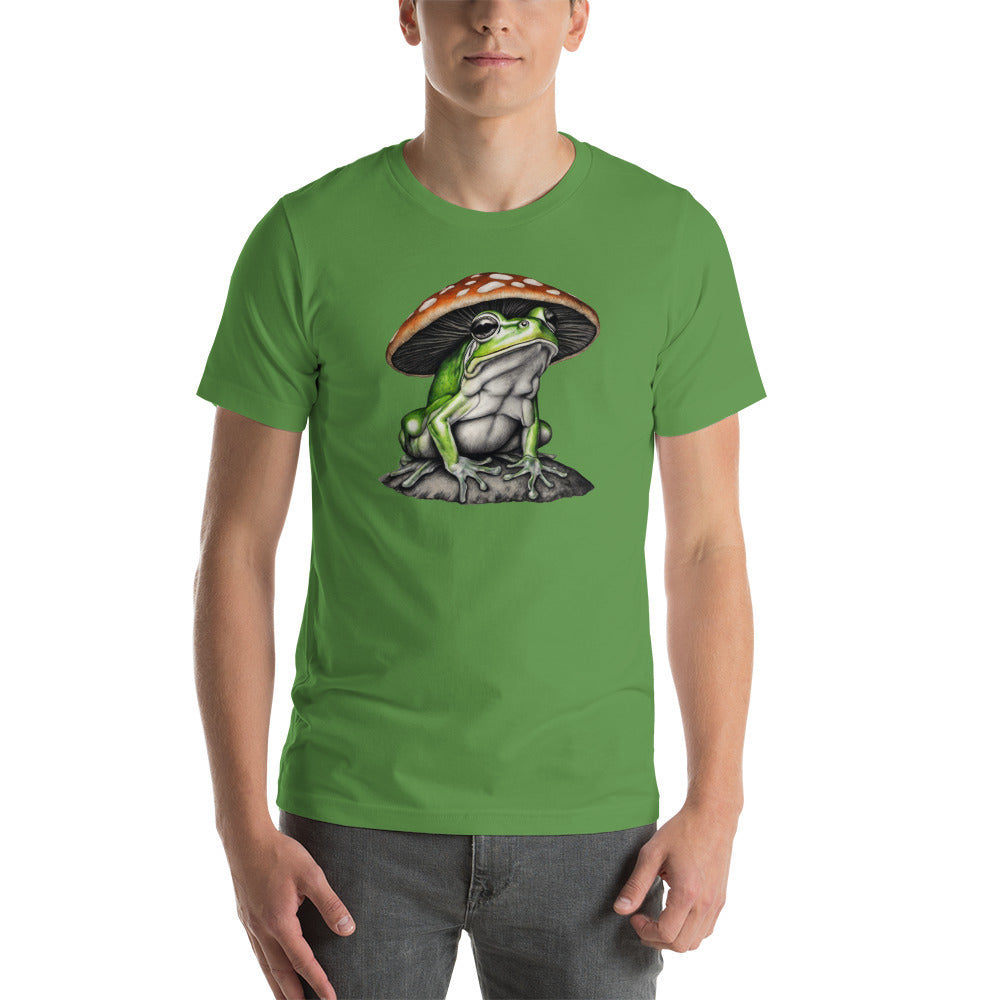 Frog in Shroom Cap Men's Graphic Tee