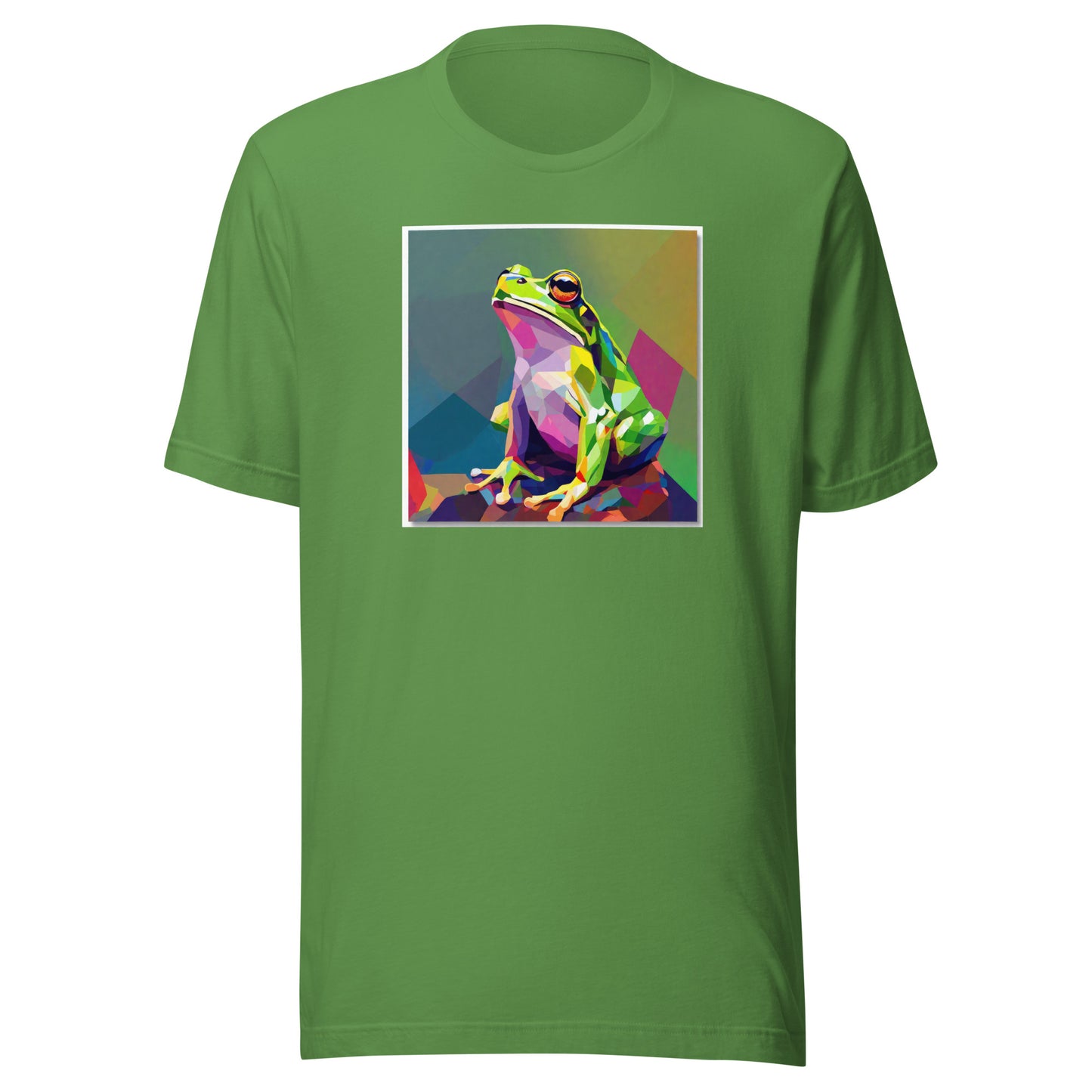 Geometric Frog Men's T-Shirt Leaf