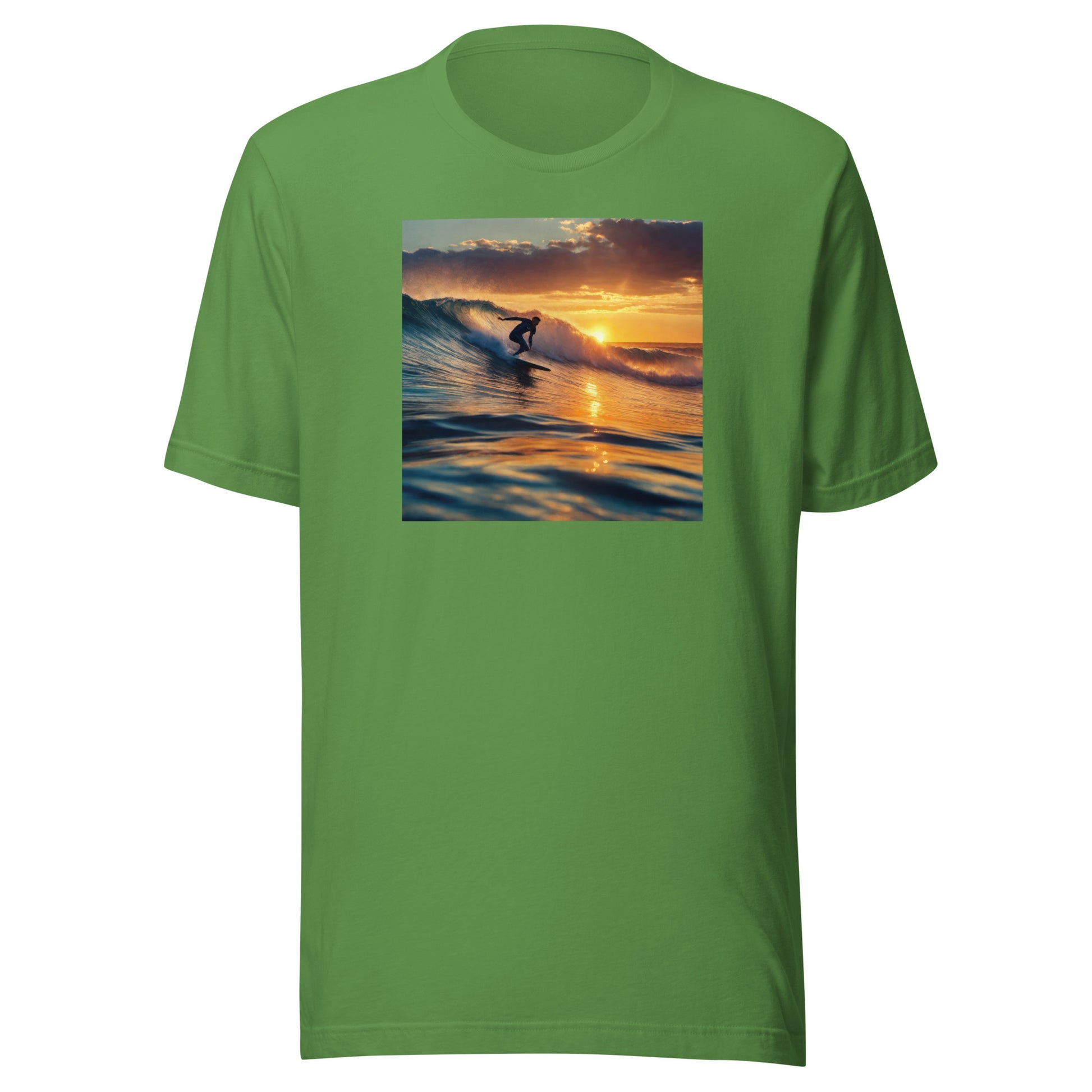 Surfing in the Sunset Men's T-Shirt Leaf