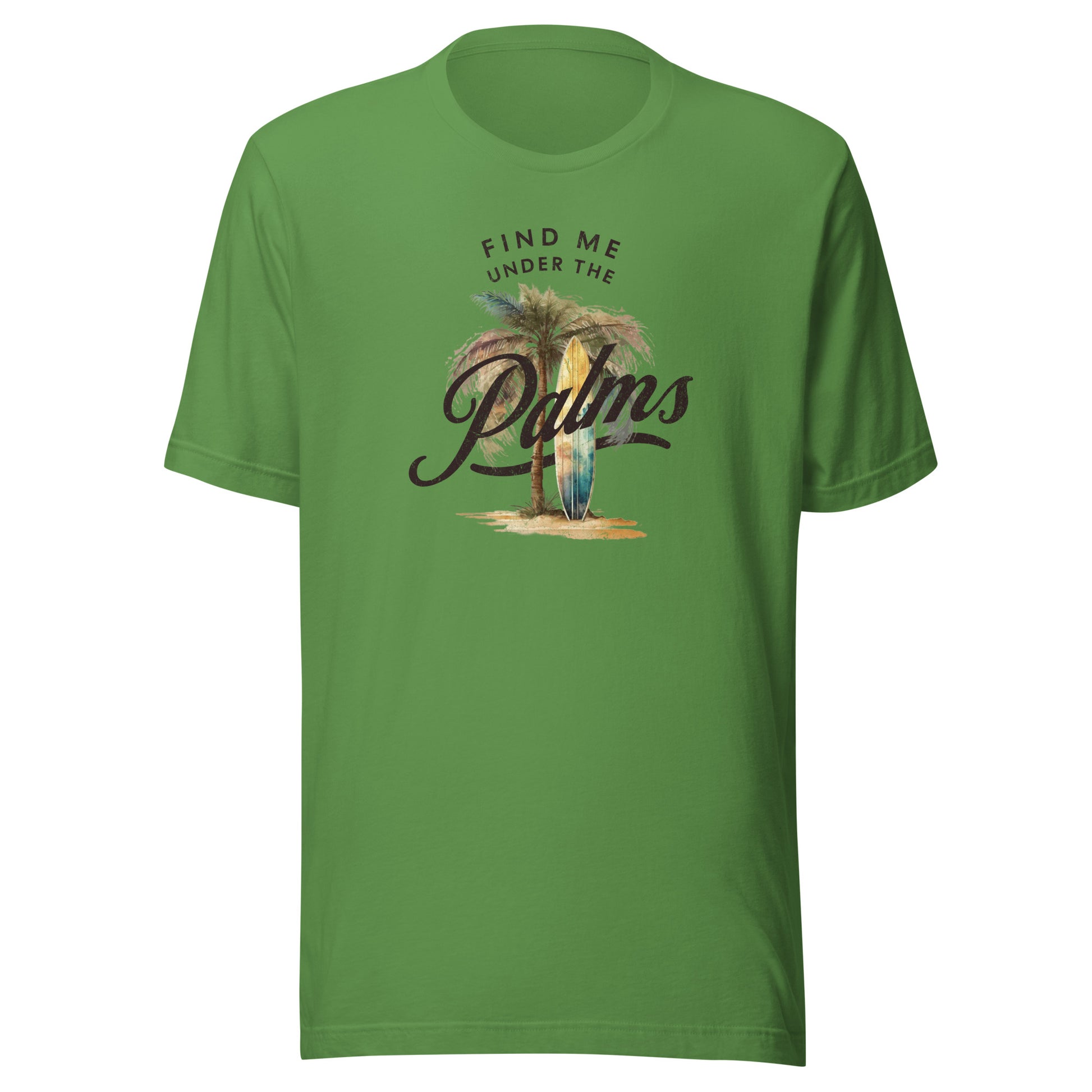 Find Me Under the Palms Men's Summer T-Shirt Leaf