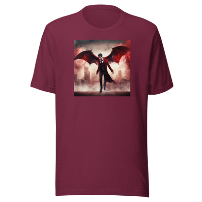 Flying Vampire Men's T-Shirt Maroon