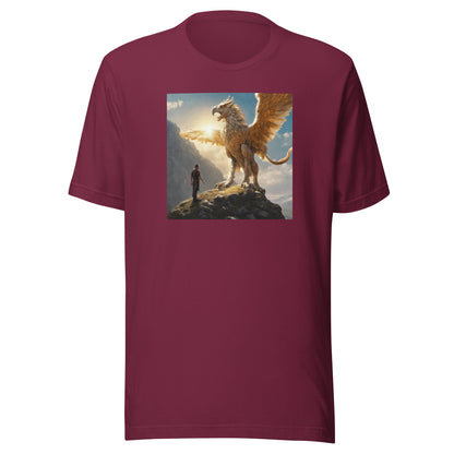 Warrior vs. Griffin Men's T-Shirt Maroon