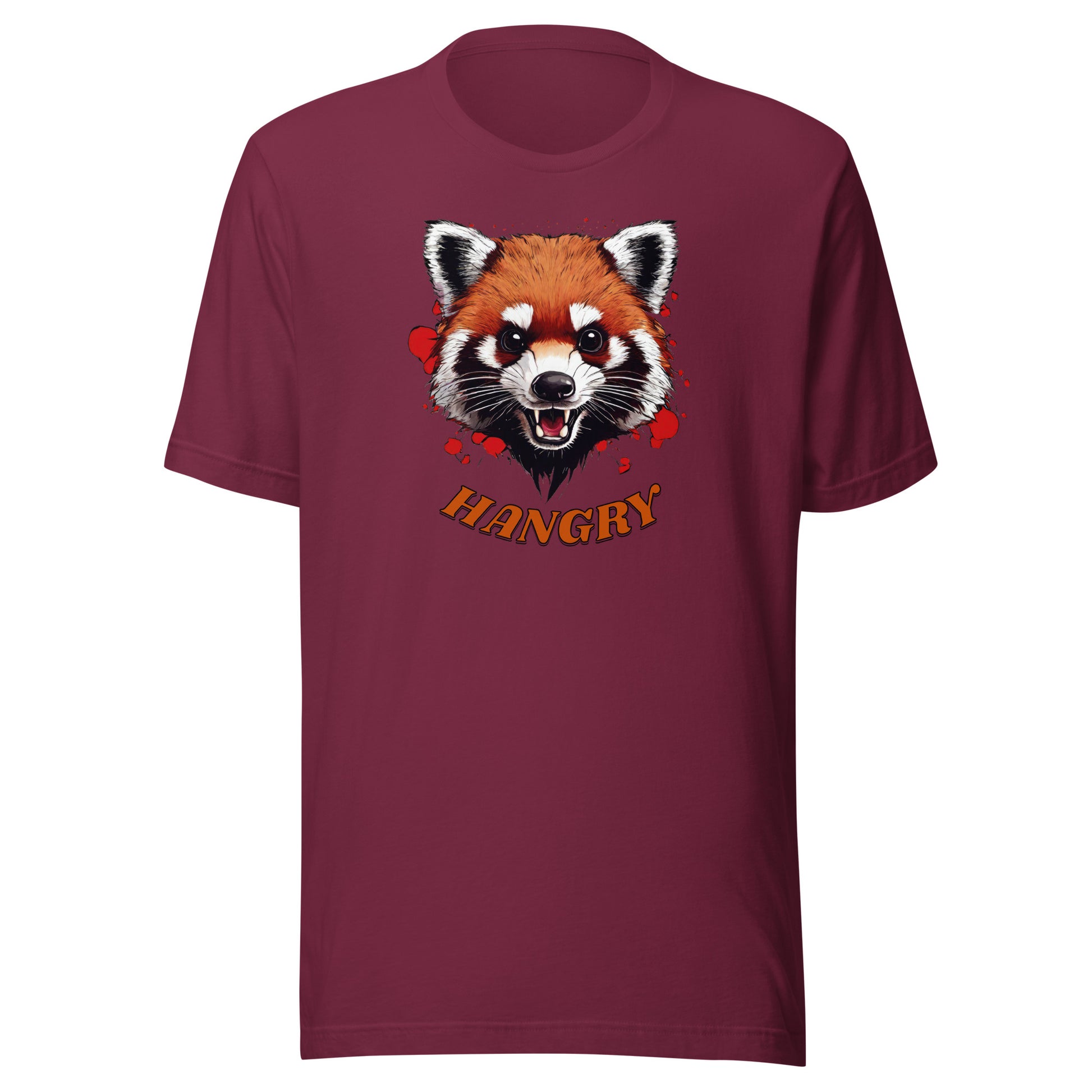 Hangry Men's Funny T-Shirt Maroon