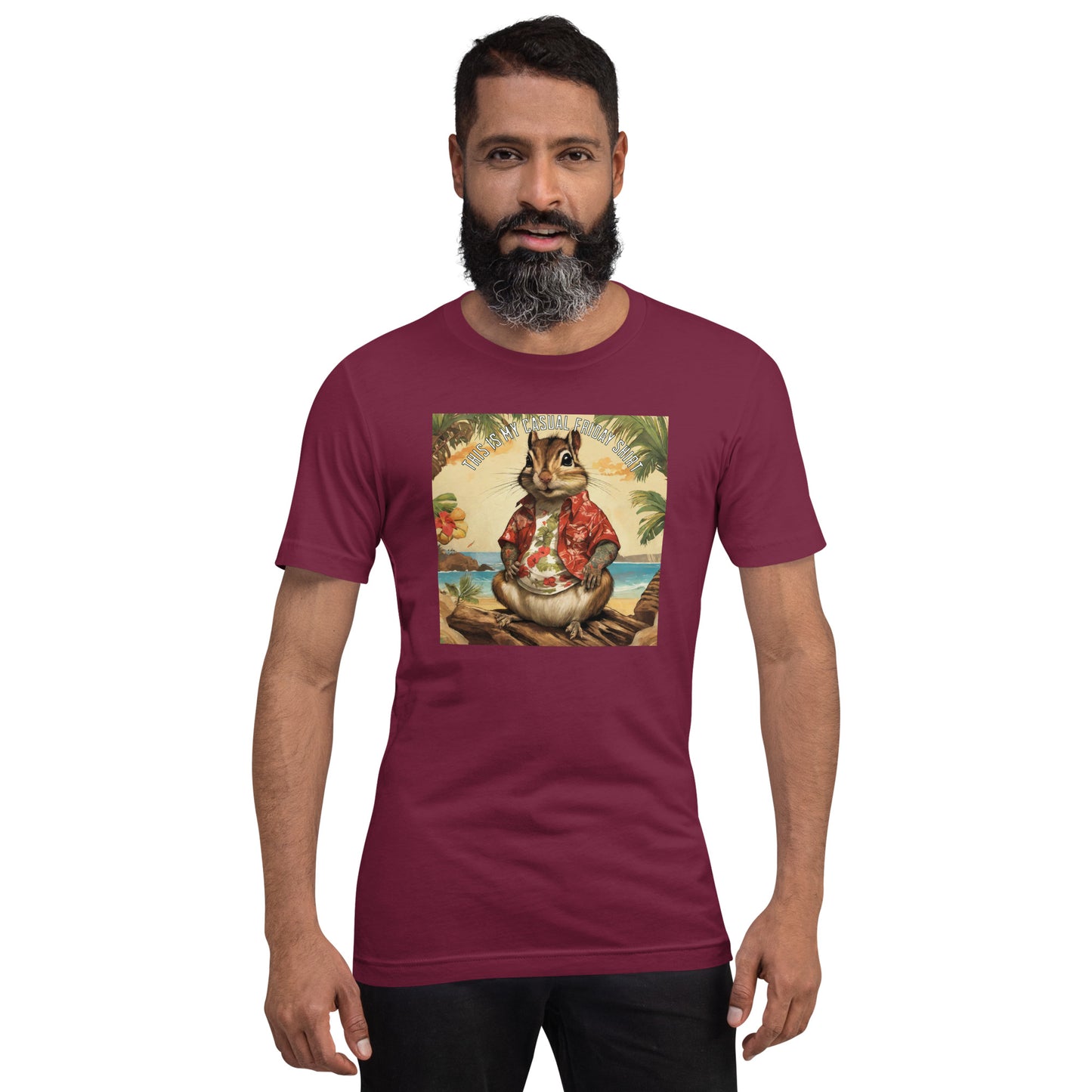 Casual Friday Squirrel Men's Funny T-Shirt