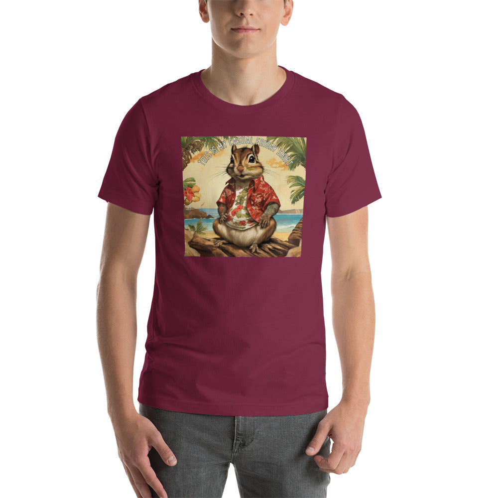 Casual Friday Squirrel Men's Funny T-Shirt