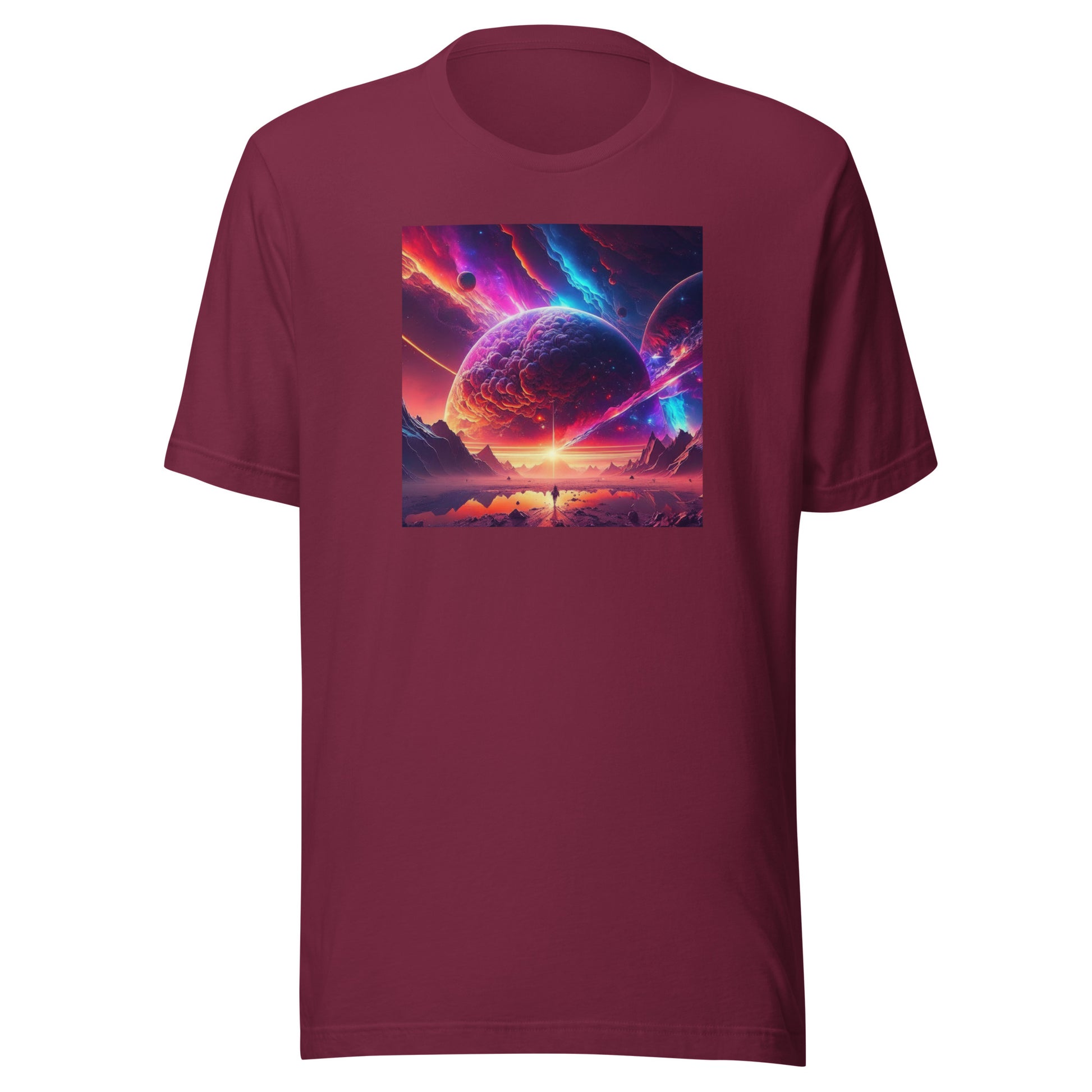 Amazing Apocalypse Men's Graphic Tee Maroon