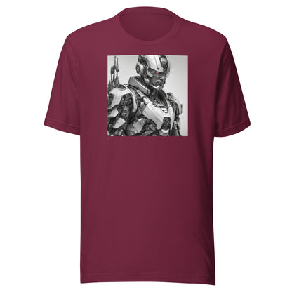 Man of Circuits Men's Sci-Fi T-Shirt Maroon