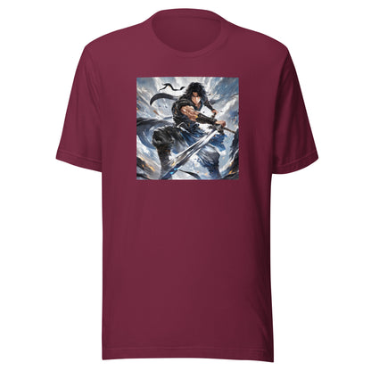 Victory is Mine Men's Anime T-Shirt Maroon