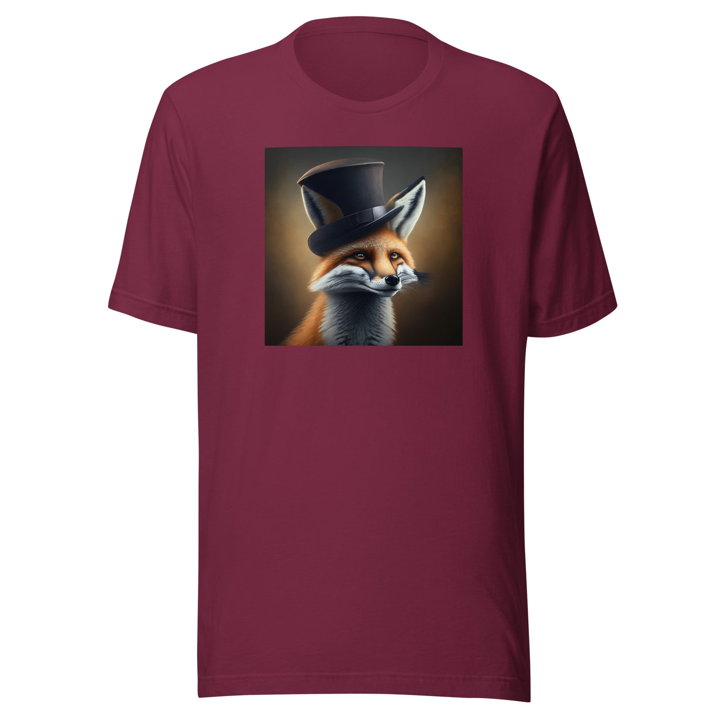 Dapper Fox Men's Graphic Tee Maroon