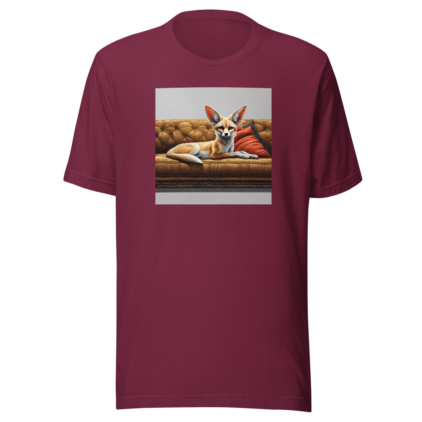 Fancy Fennec Men's T-Shirt Maroon