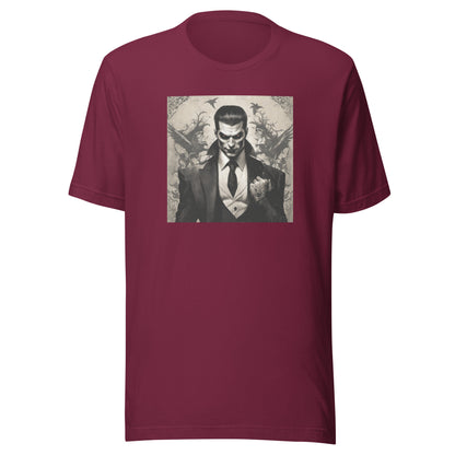 Fierce Vampire Men's T-Shirt Maroon