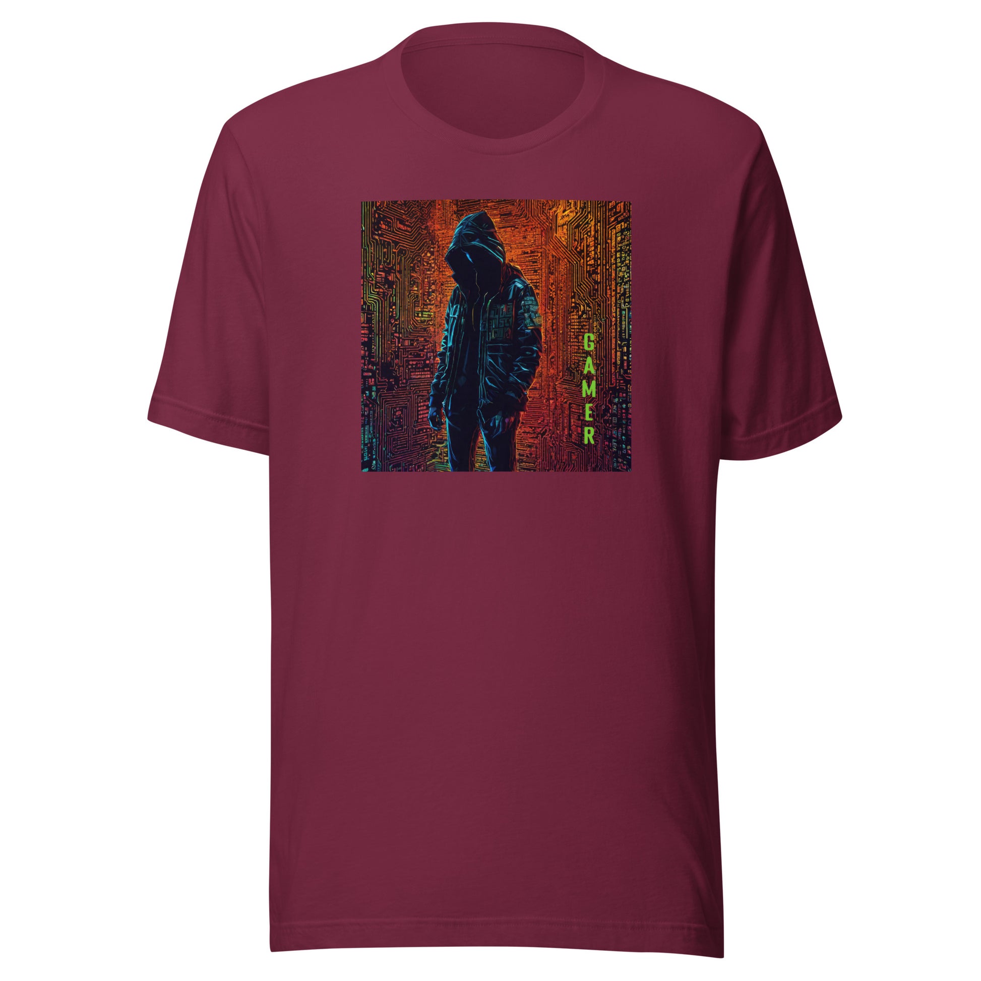 Men's Gamer T-Shirt Maroon