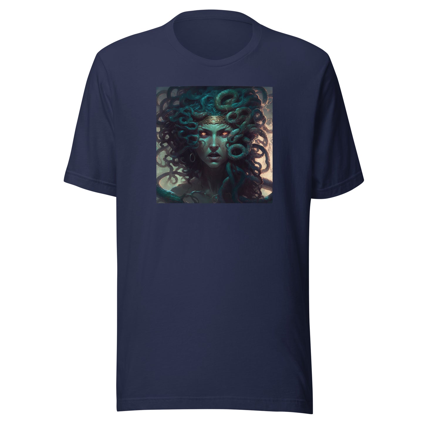 Fierce Medusa Men's Myth T-Shirt Navy