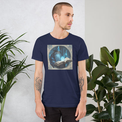 Wizard with Spell Book Men's T-Shirt