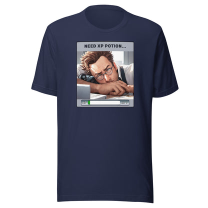 Need XP Potion Men's Funny T-Shirt Navy