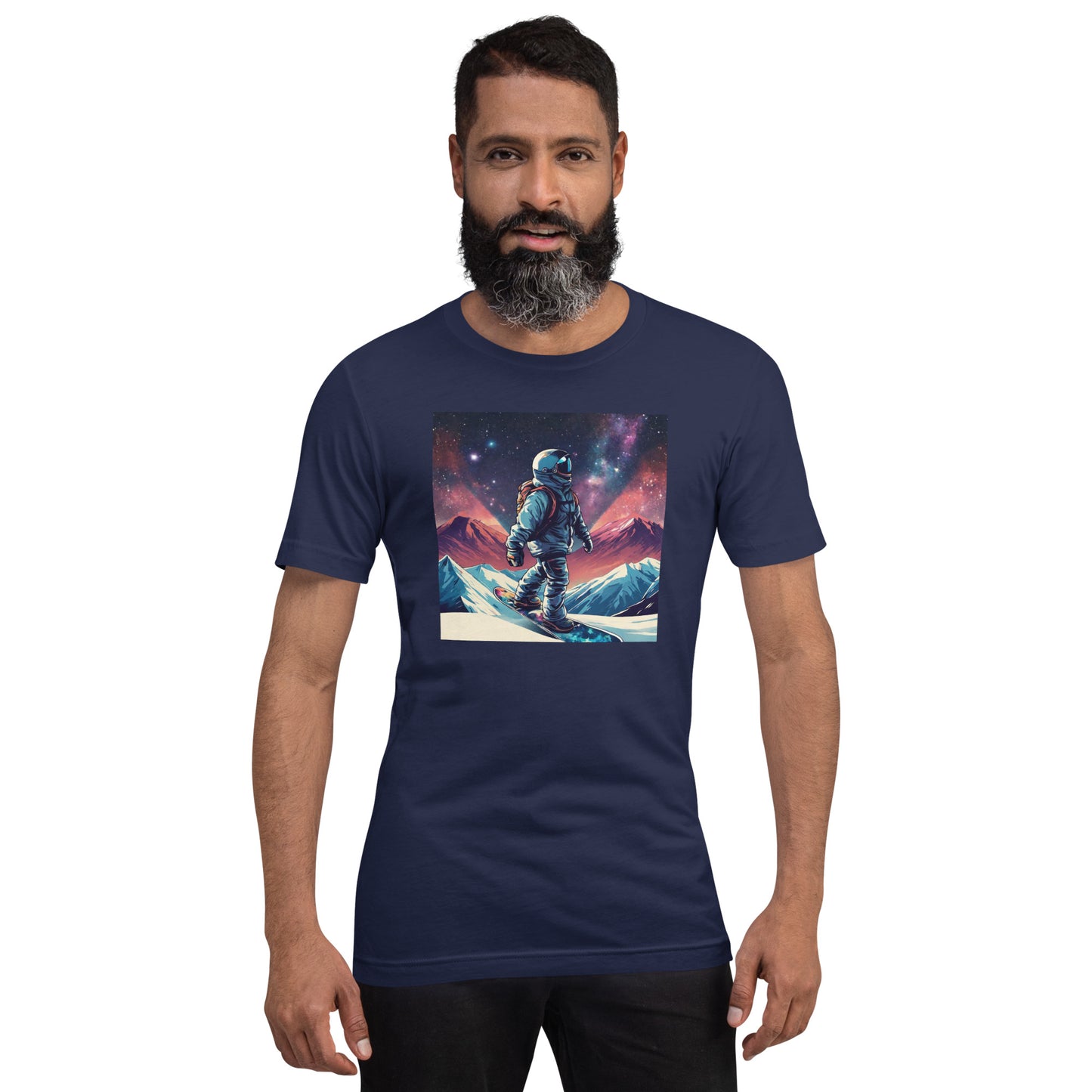 Snowboarding Astronaut Men's T-Shirt