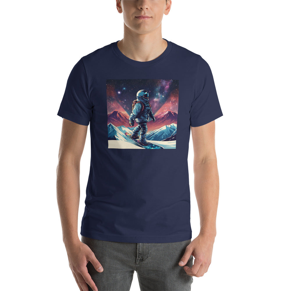 Snowboarding Astronaut Men's T-Shirt