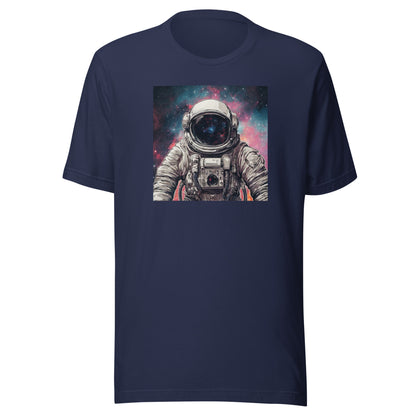 Galactic Astronaut Men's Graphic Tee Navy