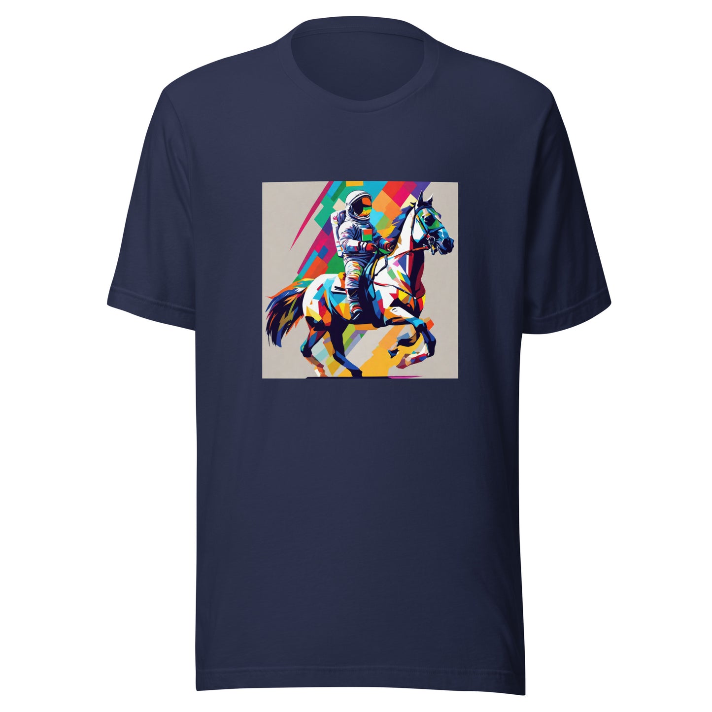 Cosmic Cowboy Men's Space T-Shirt Navy