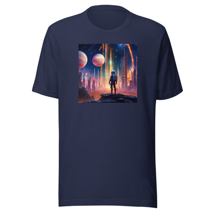 Space Explorer Dreamscape Men's T-Shirt Navy