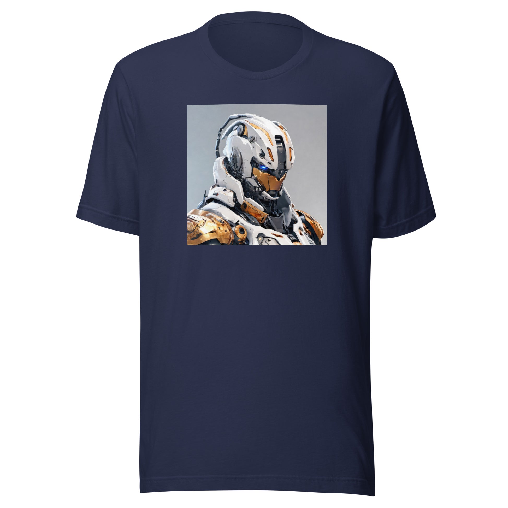 AI Droid Men's Sci-Fi T-Shirt Navy