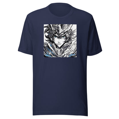 Soul Searching Hero Men's Anime T-Shirt Navy