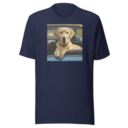 Best Buddy in Truck Men's Graphic Animal Tee Navy