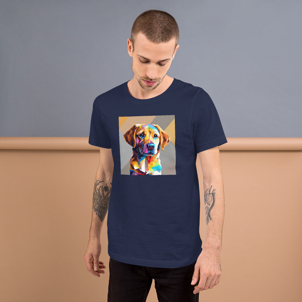 Geometric Dog Men's T-Shirt