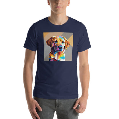 Geometric Dog Men's T-Shirt