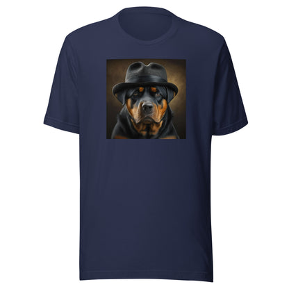 Rotty Boss Dog Men's Graphic Tee Navy