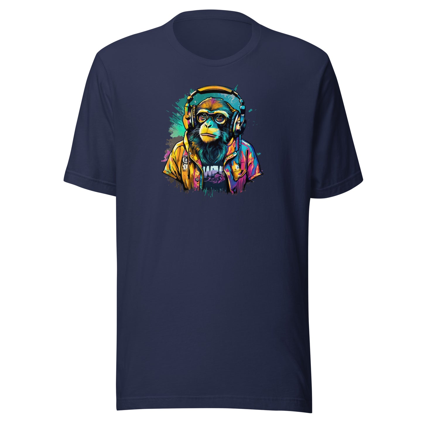 Monkey Music Men's T-Shirt Navy