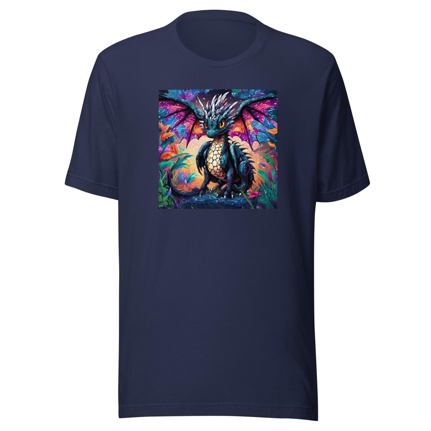 Pixel Dragon Men's T-Shirt Navy