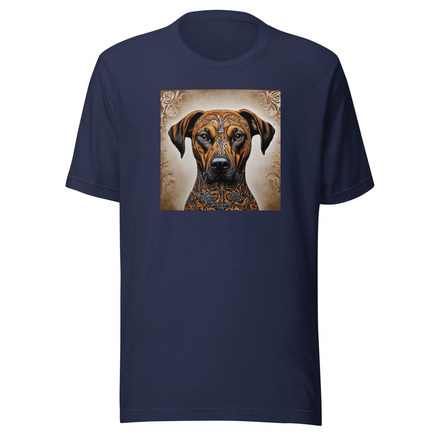 Decorative Dog Men's Animal T-Shirt Navy