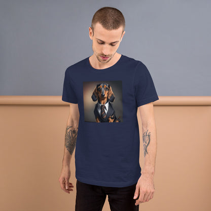 Dapper Dachshund Men's Dog Lover T-Shirt