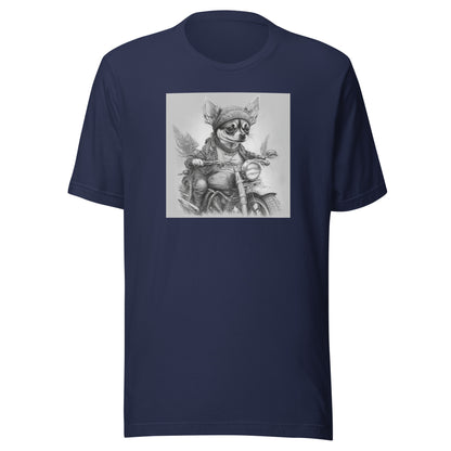 Tiny Speedster Chihuahua Men's T-Shirt Navy