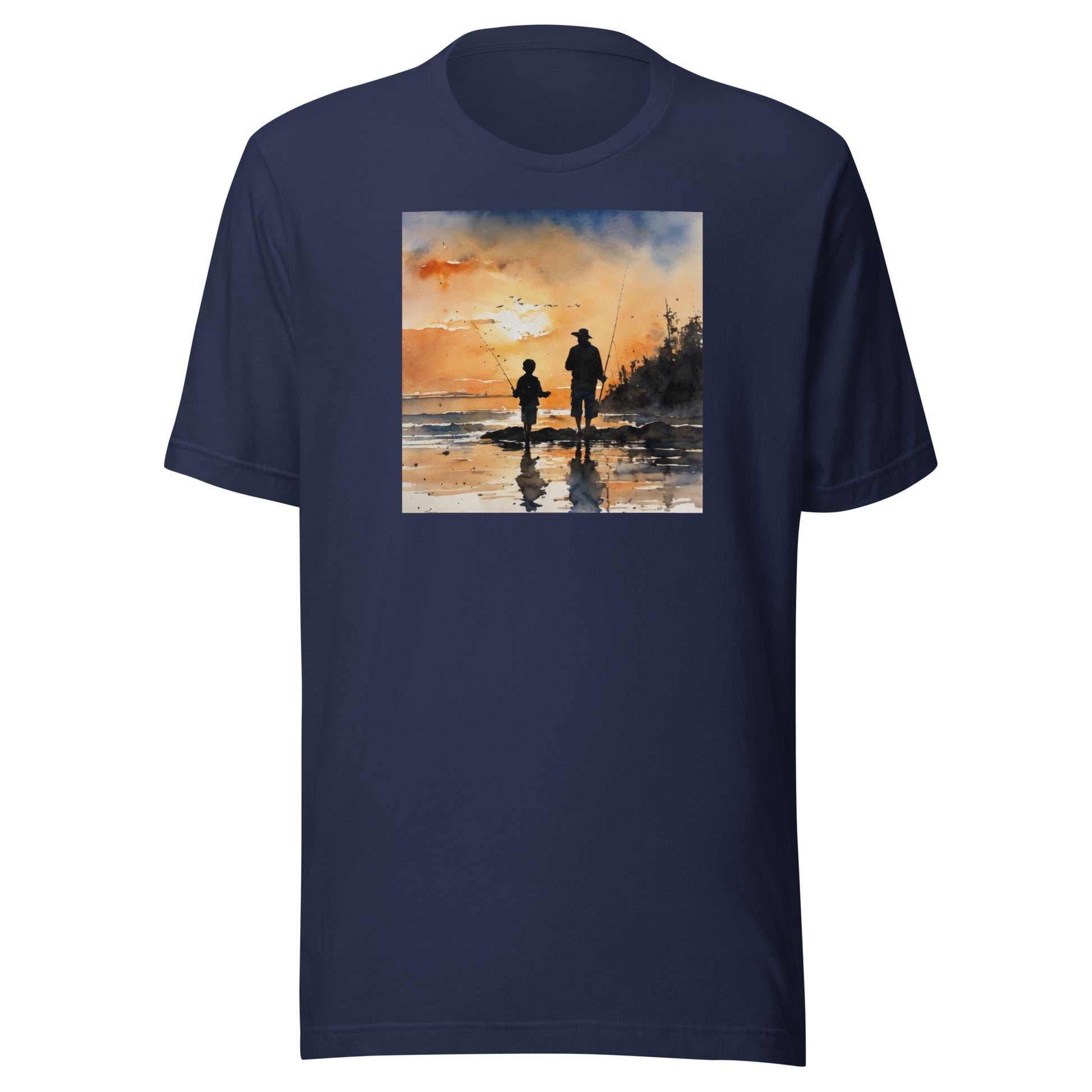 Fishing Days with Dad T-Shirt Navy