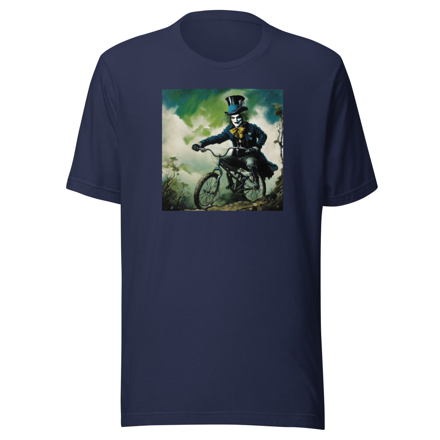 Mad Hatter Biking Men's T-Shirt Navy