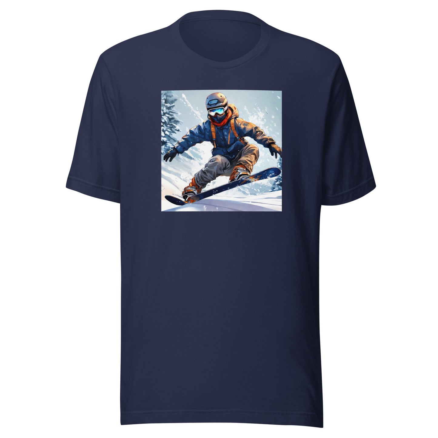 Men's Snowboarding T-Shirt Navy