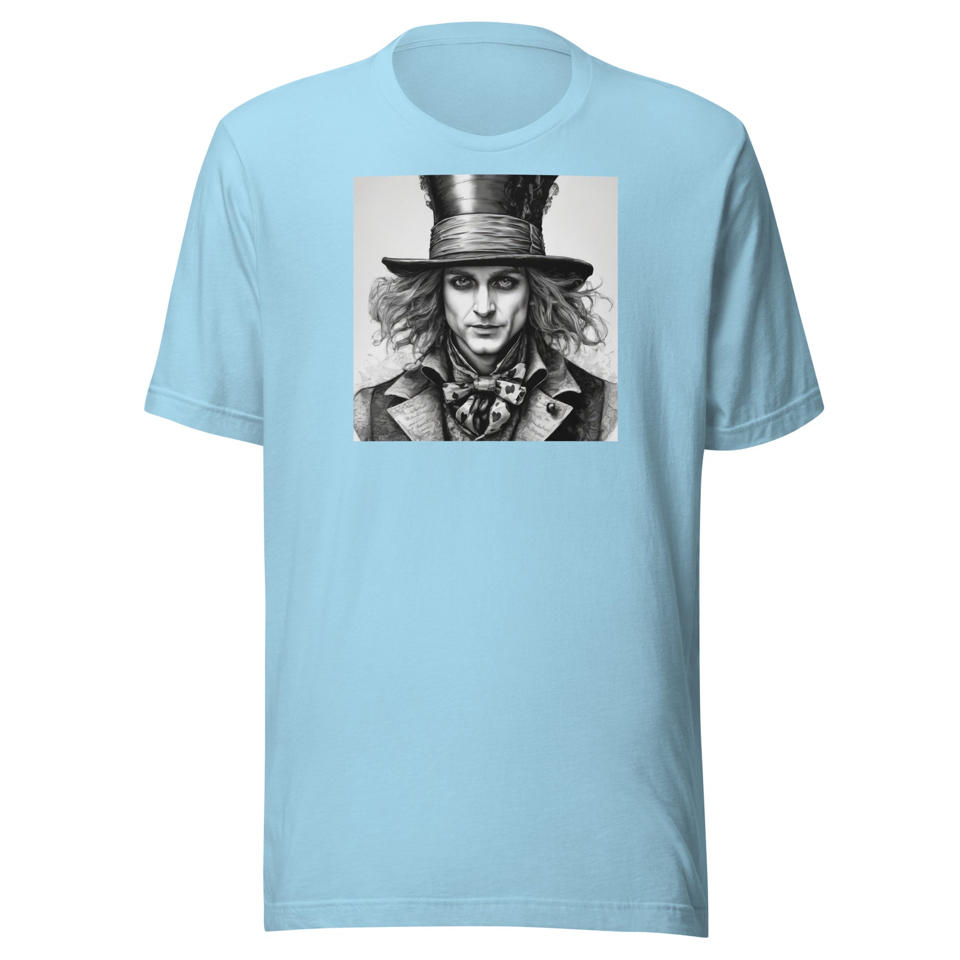 Serenely Eccentric Mad Hatter Men's T-Shirt Ocean Blue