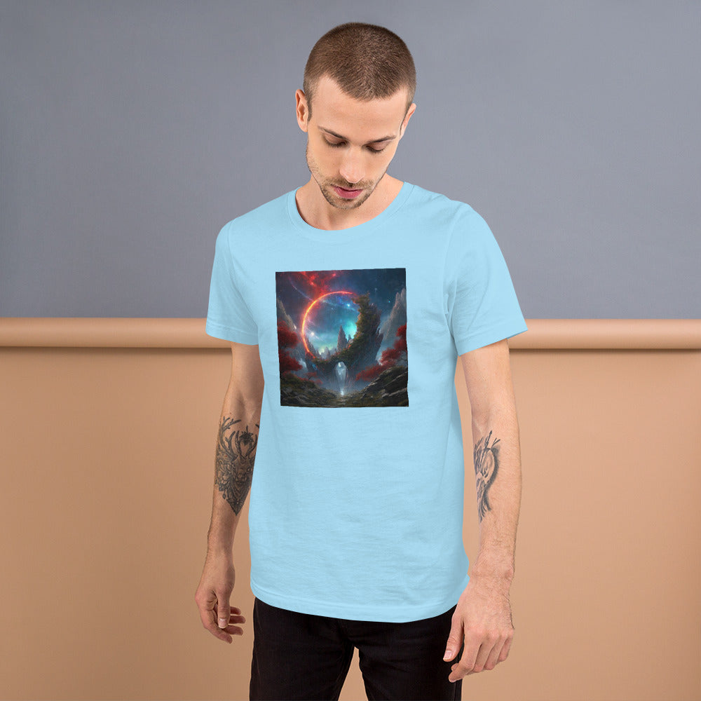 Ring of Fire Futuristic Landscape Men's Graphic Tee