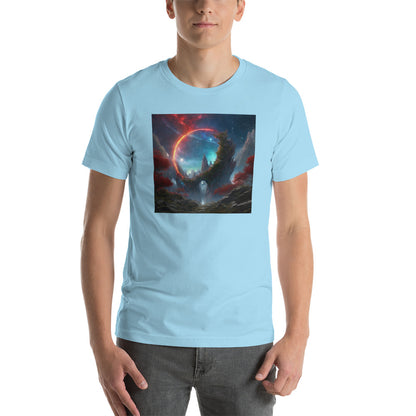 Ring of Fire Futuristic Landscape Men's Graphic Tee