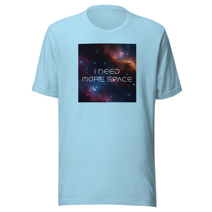 I Need More Space Men's Graphic Tee Ocean Blue